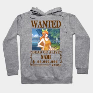 Nami One Piece Wanted Hoodie